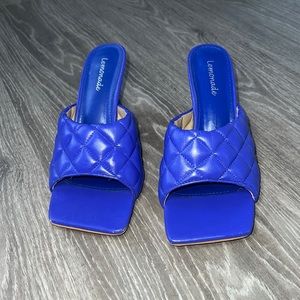 Size 7 purple lemonade high heel